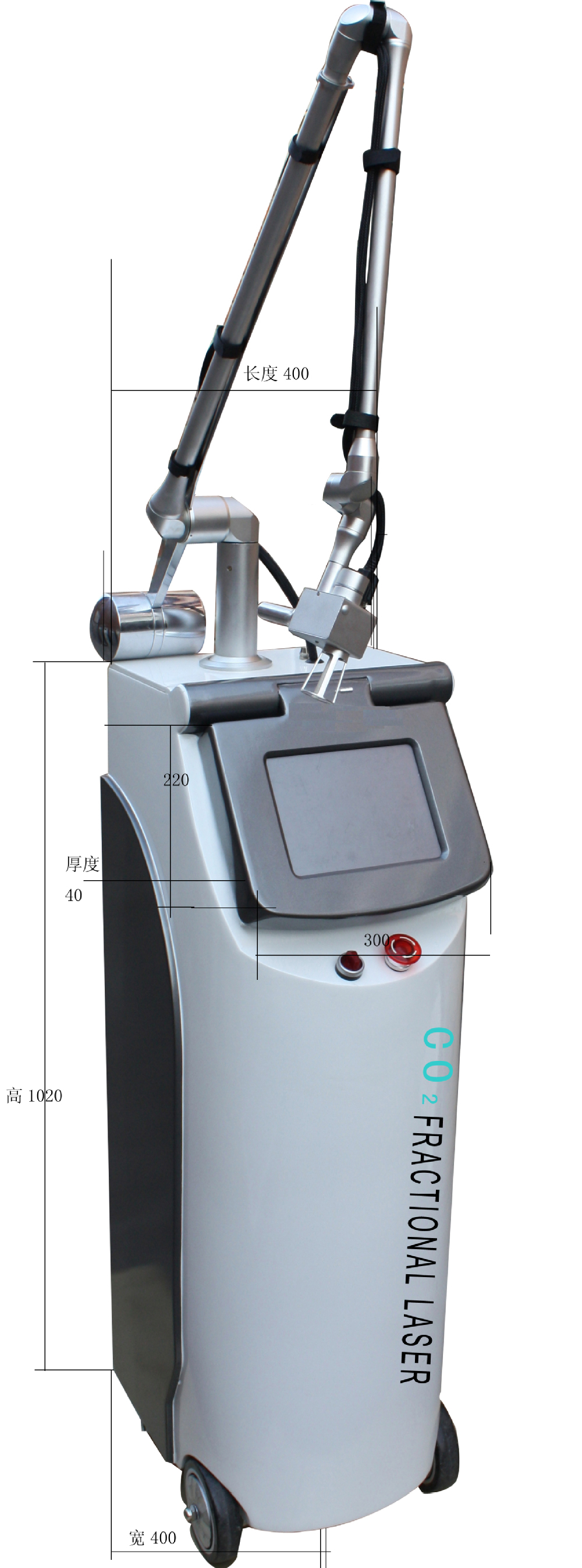 Multifunction Vaginal Co2 Fractional Laser Machine 10600nm Pain - Free