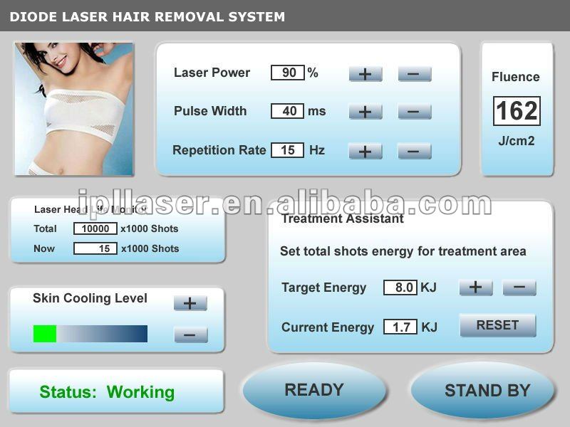 808nm Diode Laser Ipl Hair Removal Equipment Powerful For Home Salon