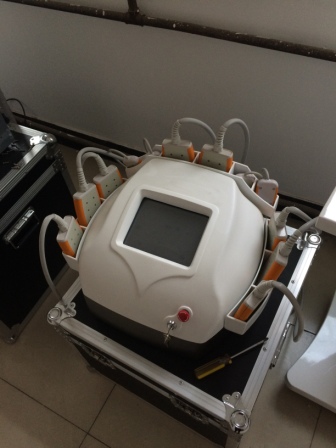 White color ABS plastic Lipo laser Body Slimming , Weight Loss Machine