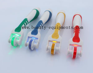 চীন 540 Needles Derma Rolling System Micro Needle Roller With Blue / Red / Yellow / Green LED Light সরবরাহকারী