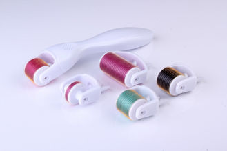 চীন LED 540 Needles Derma Rolling System , Golden Titanium Alloy Needle Derma Skin Roller সরবরাহকারী